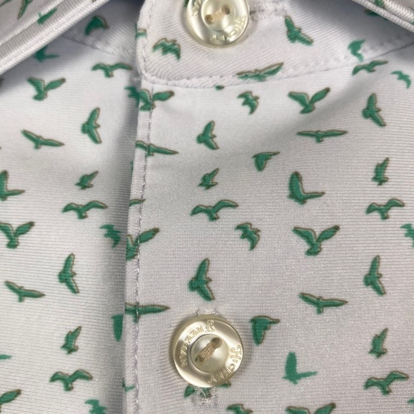 NEW Hickey Freeman Stretch Golf Polo Birds XXL $94 - Picture 2 of 9